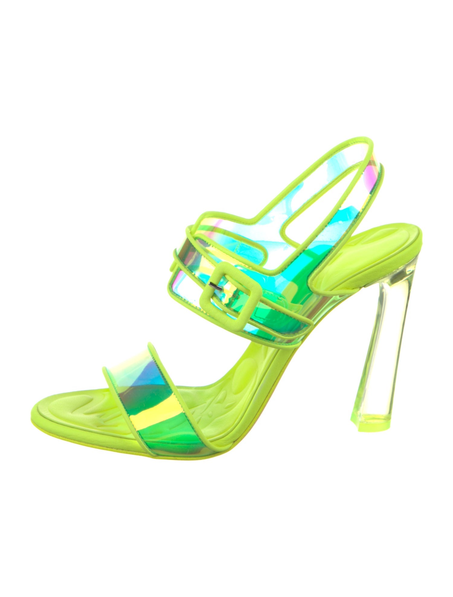 Christian Louboutin Leather Slingback Sandals w/ Tags