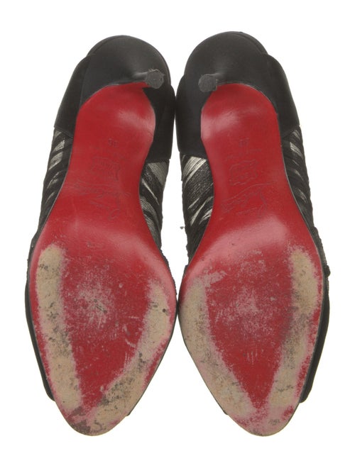 Christian Louboutin Mesh Slingback Pumps