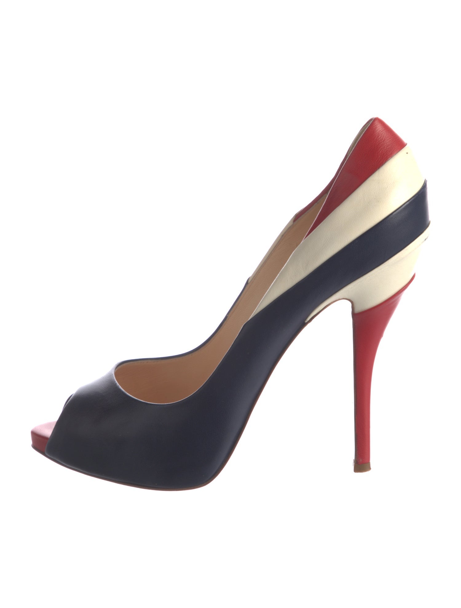 Christian Louboutin Leather Slingback Pumps