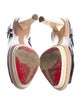 Christian Louboutin Patent Leather Slingback Sandals