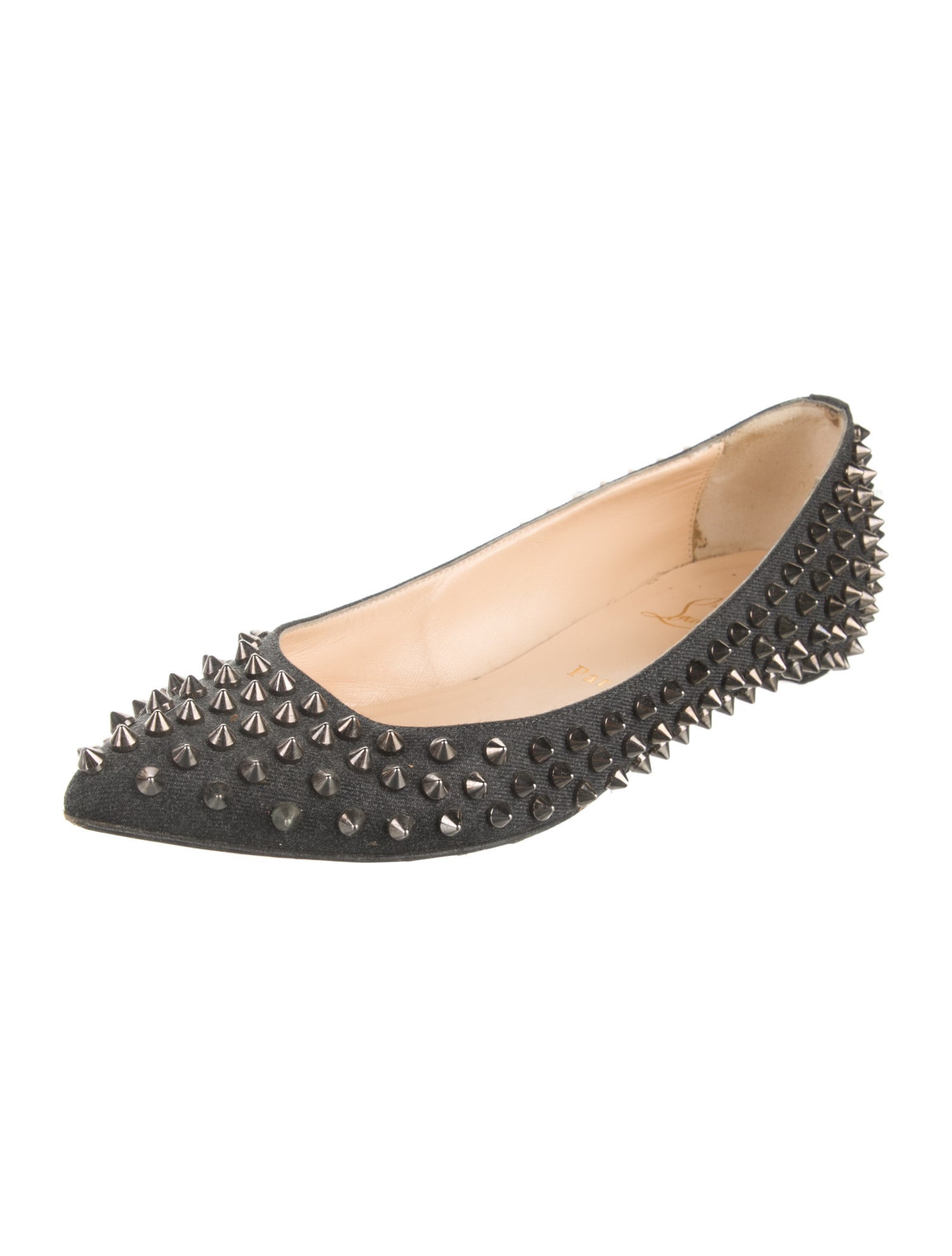 Christian Louboutin Spike Accents Studded Accents Flats