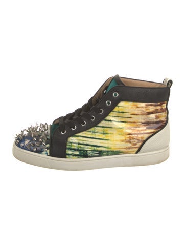 Christian Louboutin Sneakers Spike Accents Patent Leather EU 42.5 | 9.5