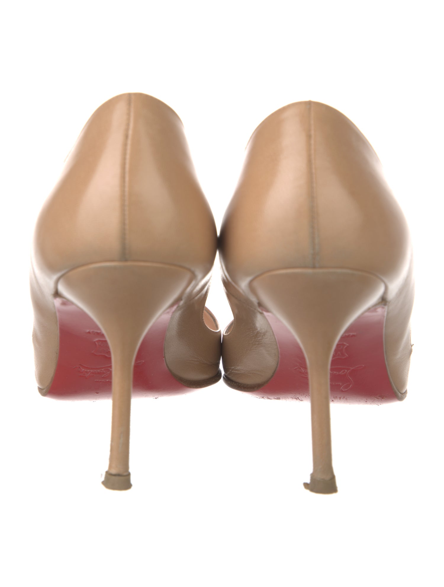Christian Louboutin Leather D'Orsay Pumps