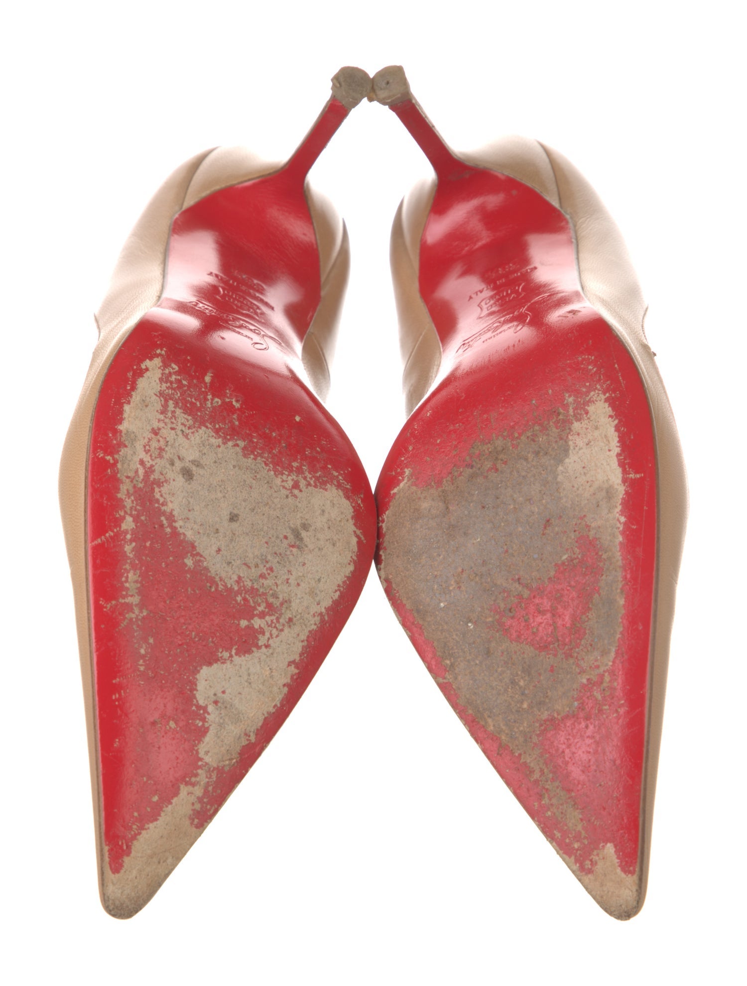 Christian Louboutin Leather D'Orsay Pumps