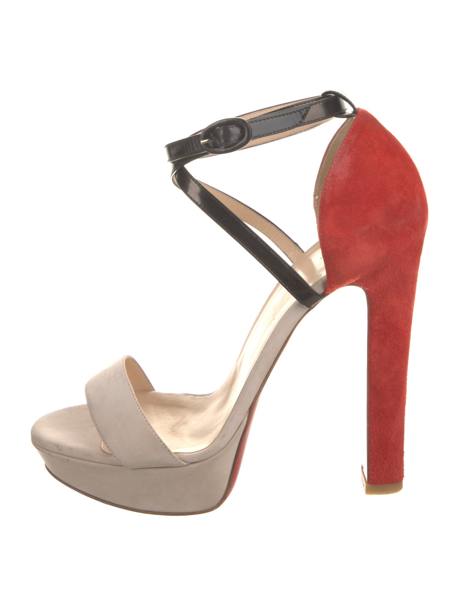 Christian Louboutin Suede Sandals
