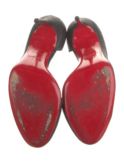 Christian Louboutin Helmour 100 Glitter D'Orsay Pumps