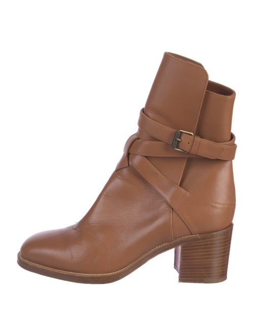 Christian Louboutin Leather Moto Boots