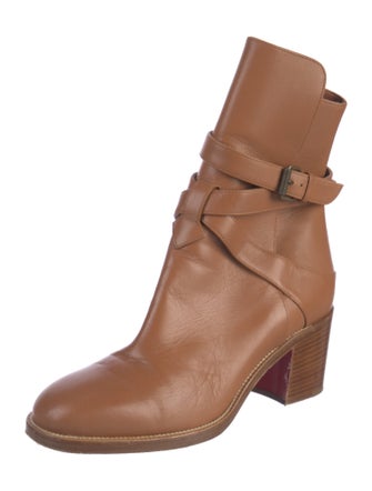 Christian Louboutin Leather Moto Boots