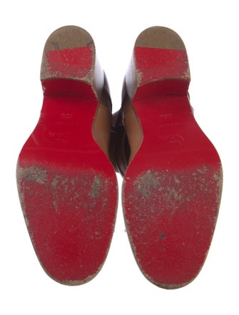 Christian Louboutin Leather Moto Boots