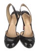 Christian Louboutin Patent Leather Slingback Sandals
