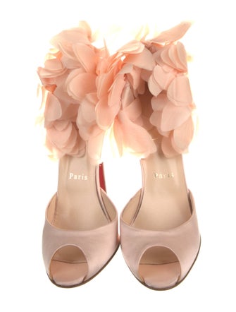 Christian Louboutin Carnaval Satin Gladiator Sandals