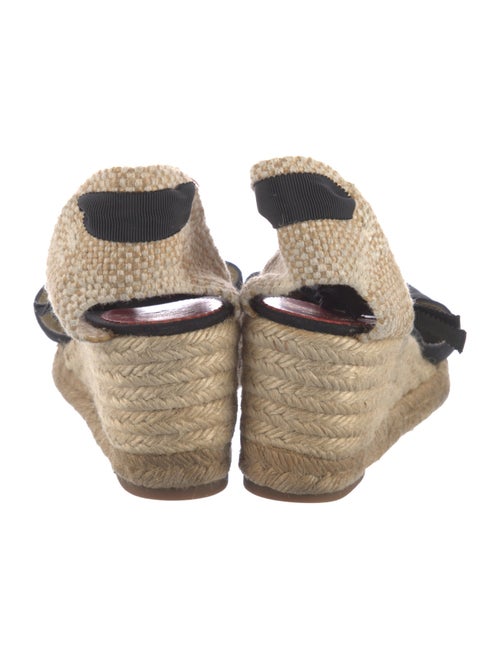 Christian Louboutin Canvas D'Orsay Pumps