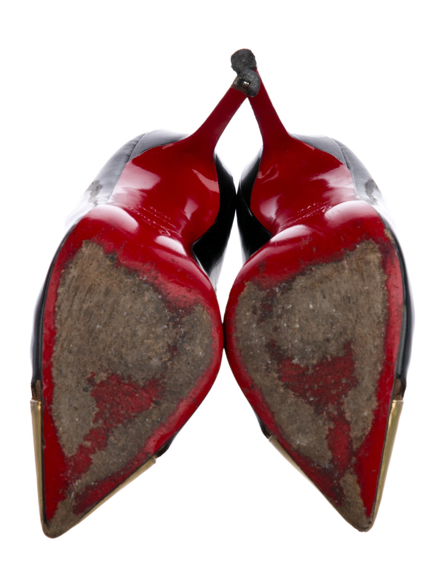 Christian Louboutin Patent Leather Printed Pumps