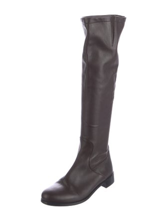 Christian Louboutin Leather Riding Boots