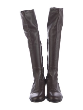 Christian Louboutin Leather Riding Boots