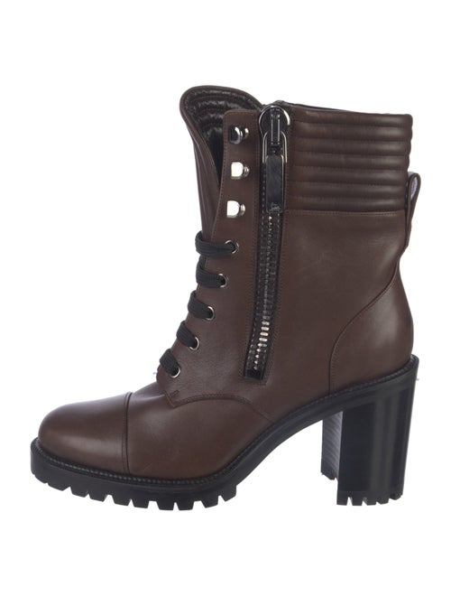 Christian Louboutin Leather Combat Boots