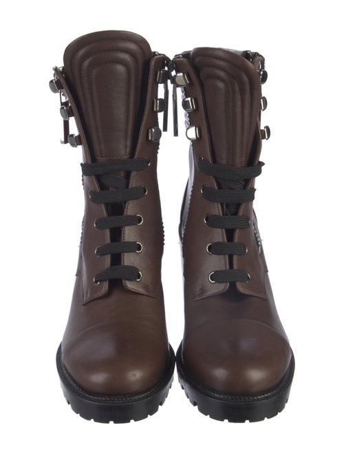 Christian Louboutin Leather Combat Boots