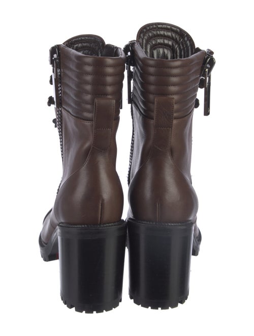 Christian Louboutin Leather Combat Boots