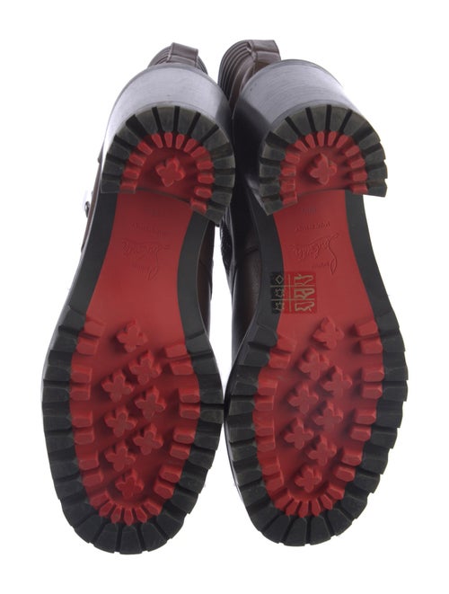 Christian Louboutin Leather Combat Boots