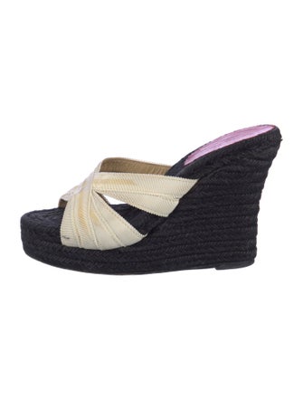 Christian Louboutin Raffia Espadrilles