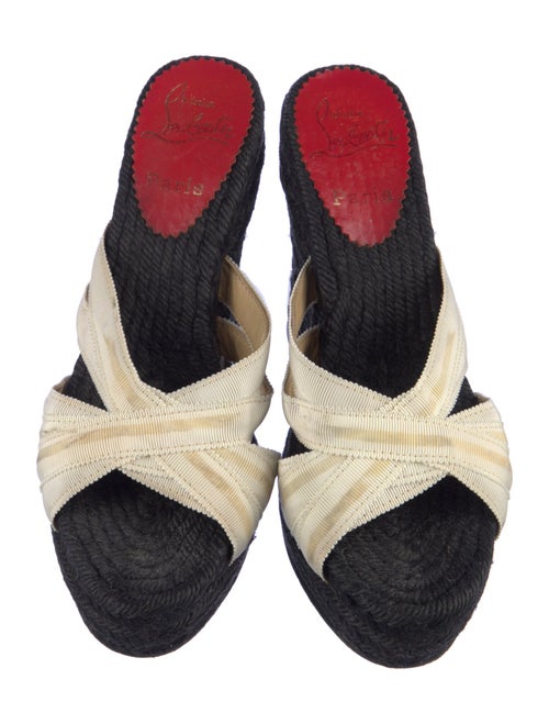 Christian Louboutin Raffia Espadrilles