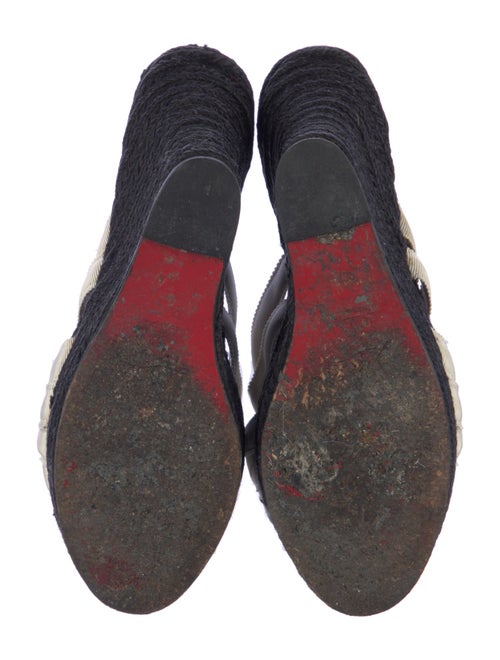 Christian Louboutin Raffia Espadrilles