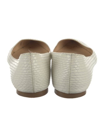 Christian Louboutin Spike Accents Leather Flats