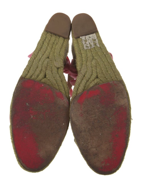 Christian Louboutin Canvas Colorblock Pattern Espadrilles