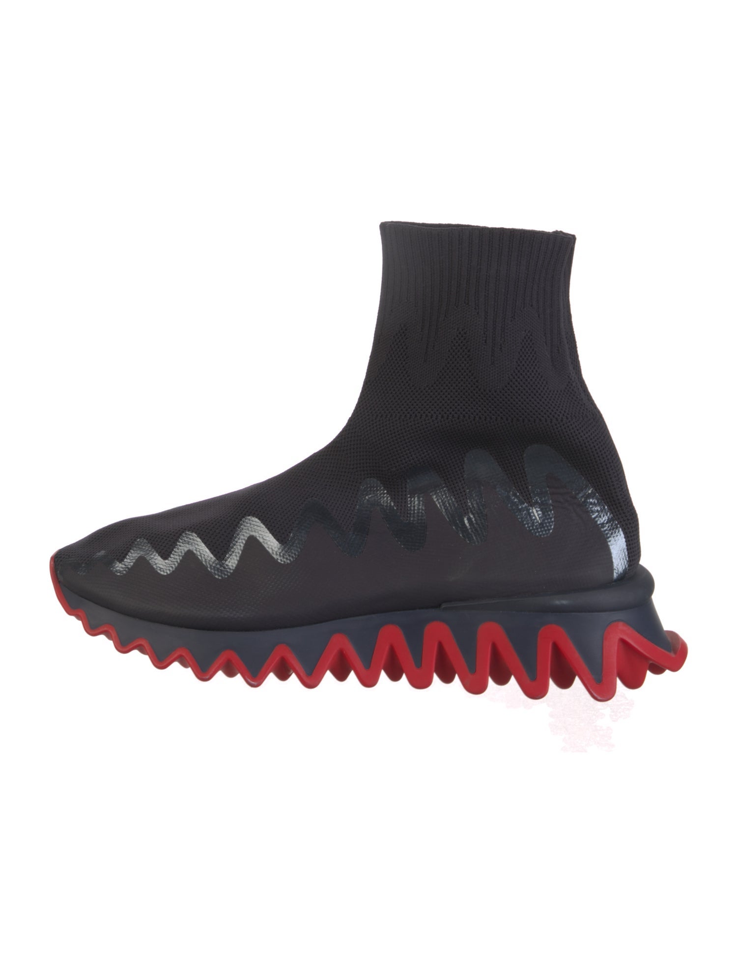 Christian Louboutin Colorblock Pattern Sneakers