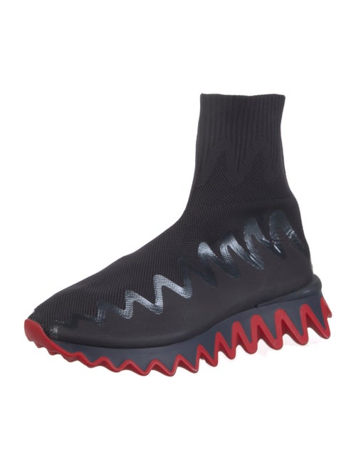 Christian Louboutin Colorblock Pattern Sneakers