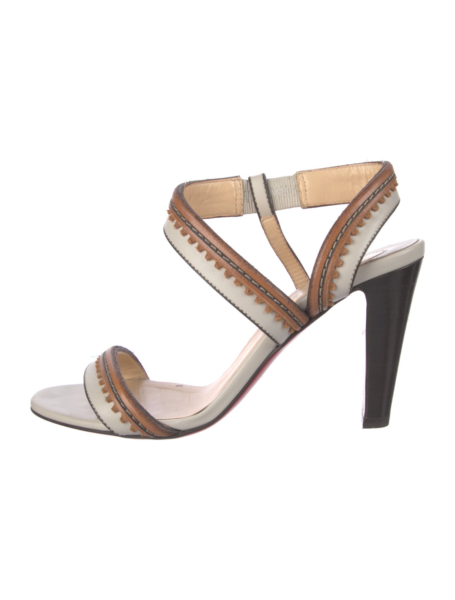 Christian Louboutin Leather Patterned Sandals