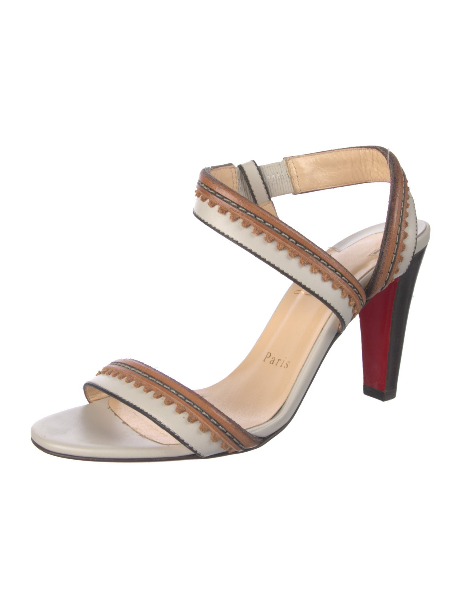 Christian Louboutin Leather Patterned Sandals