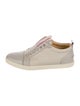 Christian Louboutin Spike Accents Canvas Sneakers