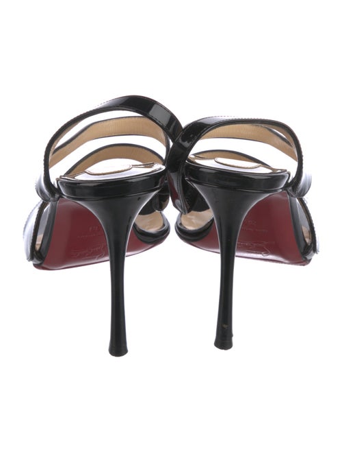 Christian Louboutin Patent Leather Slingback Sandals