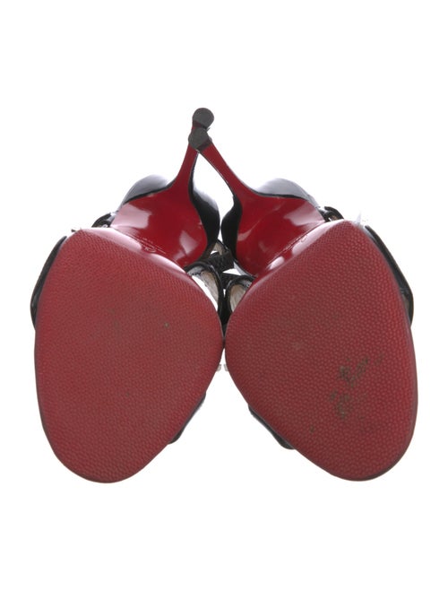 Christian Louboutin Patent Leather Slingback Sandals