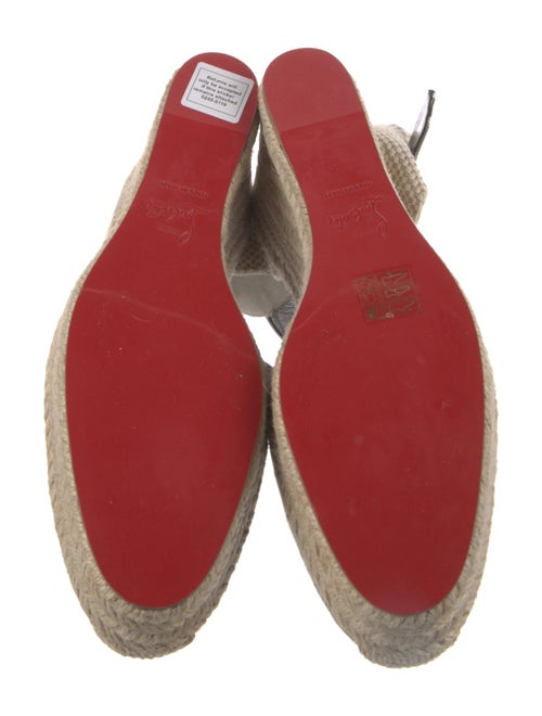 Christian Louboutin Amelina 90 Embossed Leather D'Orsay Pumps