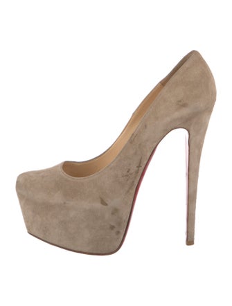 Christian Louboutin Suede Pumps