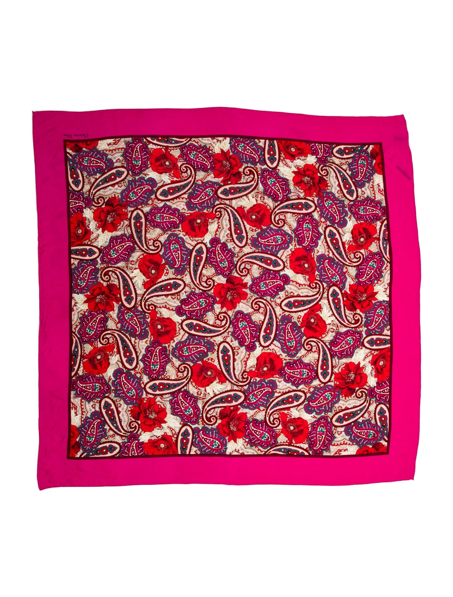 Christian Dior Silk Vintage Scarf