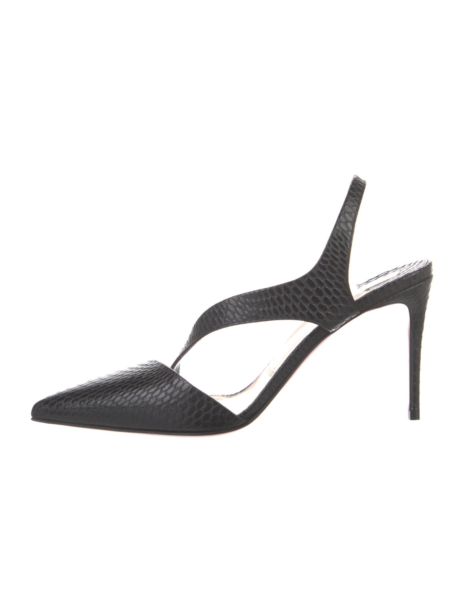 Christian Louboutin Leather Slingback Pumps