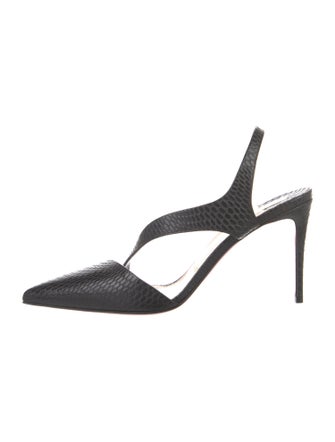 Christian Louboutin Leather Slingback Pumps