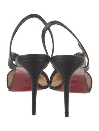 Christian Louboutin Leather Slingback Pumps