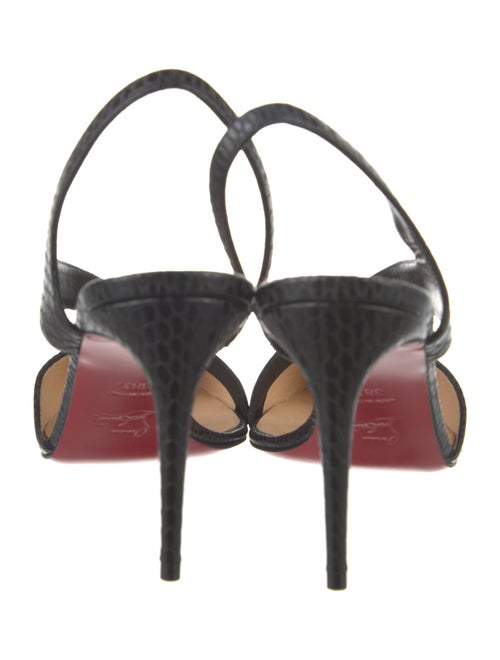 Christian Louboutin Leather Slingback Pumps