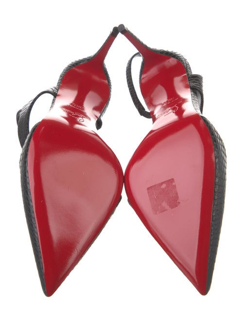 Christian Louboutin Leather Slingback Pumps