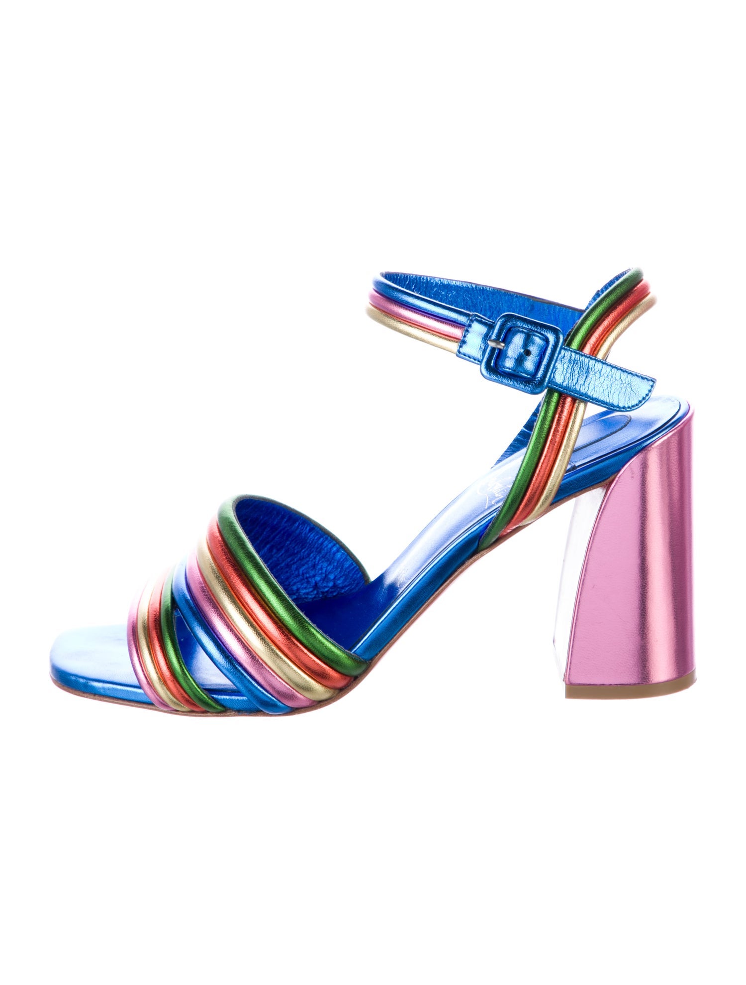 Christian Louboutin Manola 85 Leather Sandals