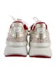 Christian Louboutin Glitter Printed Chunky Sneakers