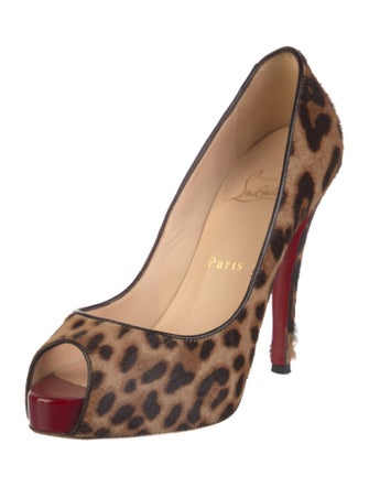 Christian Louboutin Ponyhair Animal Print Pumps
