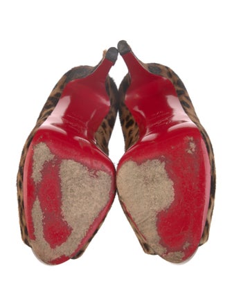 Christian Louboutin Ponyhair Animal Print Pumps