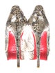 Christian Louboutin Python Animal Print Pumps