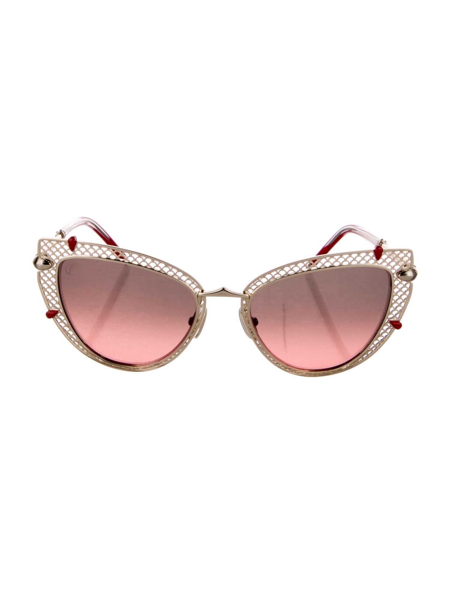 Christian Louboutin Cat-Eye Gradient Sunglasses