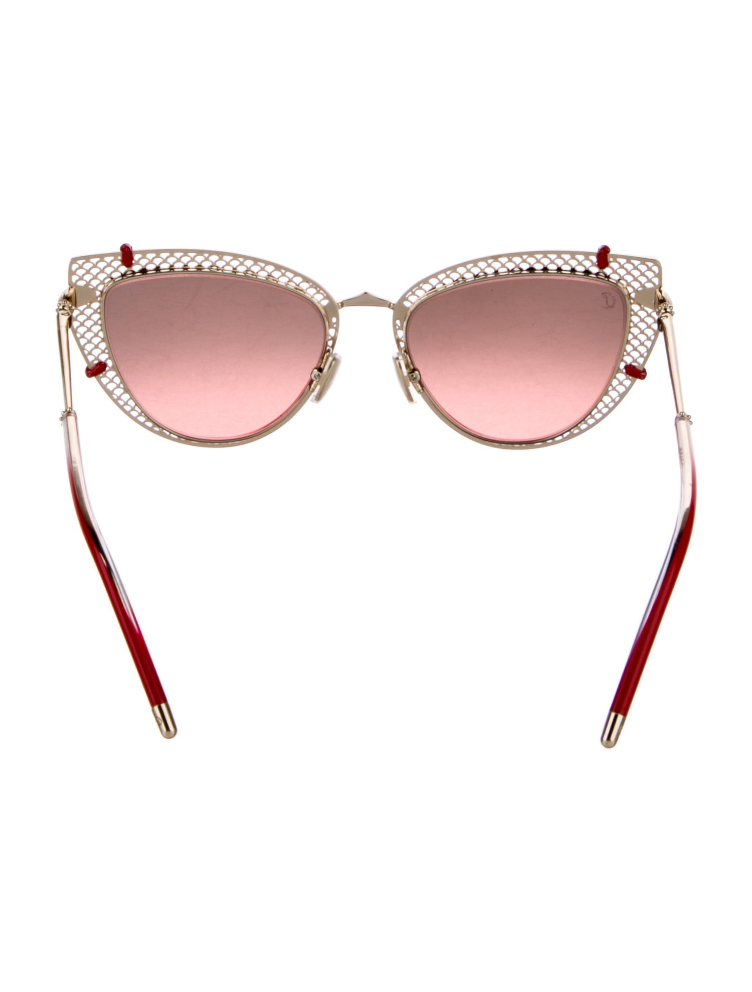 Christian Louboutin Cat-Eye Gradient Sunglasses